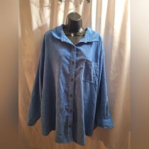 Woman within corduroy shacket size 2X